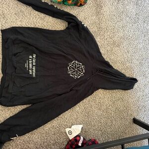 Black Graphic Hoodie
